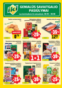 IkI savaitgalio akcijos