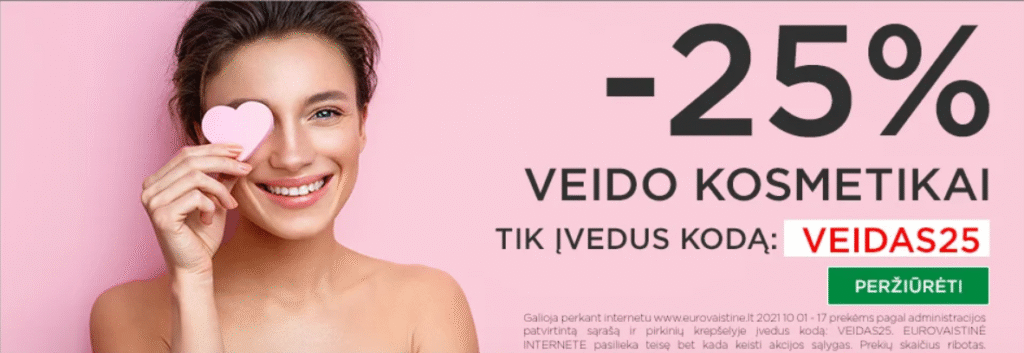 eurovaistine nuolaidos kodas 1