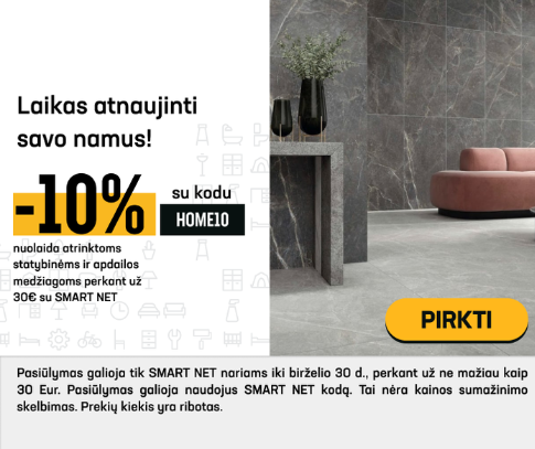 senukai nuolaidos kodas 3