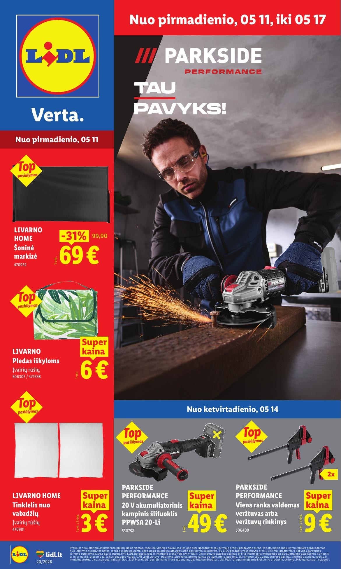 lidl ne maisto prekiu leidinys - page 1